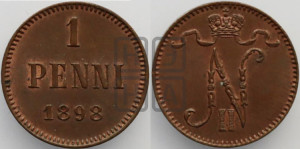 1 пенни 1898 года