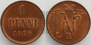 1 пенни 1906 года