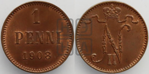 1 пенни 1908 года