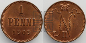 1 пенни 1909 года