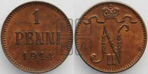 1 пенни 1914 года
