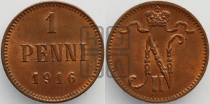 1 пенни 1916 года