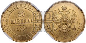 20 марок 1891 года L