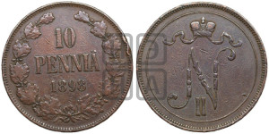 10 пенни 1898 года