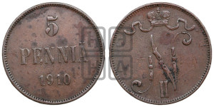 5 пенни 1910 года