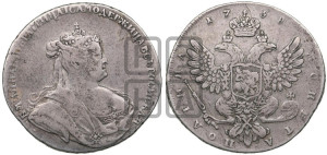Полтина 1738 года (петербургский тип, без знака СПБ)