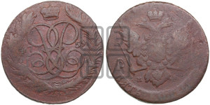 5 копеек 1759 года ММ (ММ)