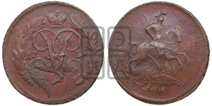 2 копейки 1759 года (гурт сетчатый)