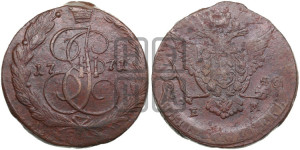 5 копеек 1771 года ЕМ (ЕМ, Екатеринбургский монетный двор)