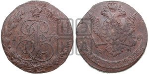 5 копеек 1778 года ЕМ (ЕМ, Екатеринбургский монетный двор)