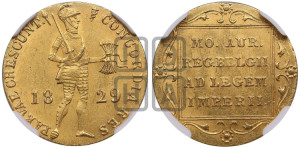 Дукат 1829 года факел