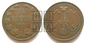 10 пенни 1891 года