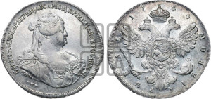 1 рубль 1740 года СПБ (петербургский тип)