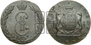 10 копеек 1770 года КМ (для Сибири)