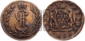 1 копейка 1778 года КМ (для Сибири)