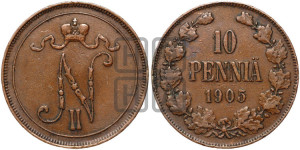 10 пенни 1905 года
