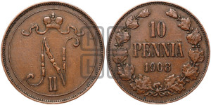10 пенни 1908 года