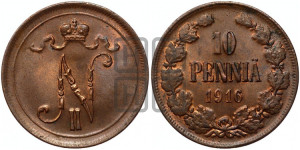 10 пенни 1916 года