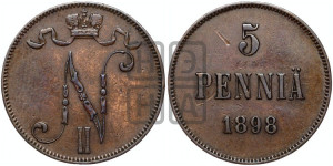 5 пенни 1898 года