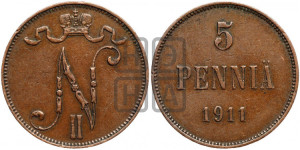 5 пенни 1911 года