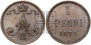 Пенни 1874 года
