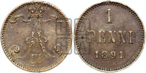 1 пенни 1891 года