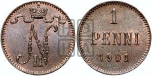 1 пенни 1901 года