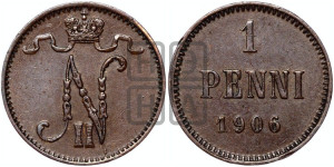 1 пенни 1906 года