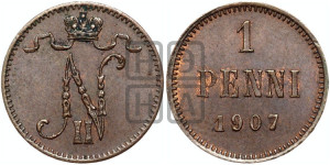 1 пенни 1907 года