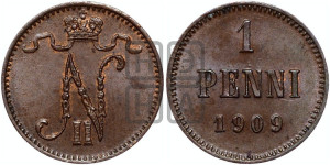 1 пенни 1909 года