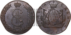10 копеек 1778 года КМ (для Сибири)