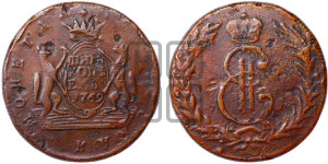 5 копеек 1769 года КМ (для Сибири)