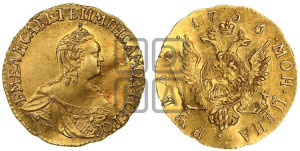 1 рубль 1756 года (для дворцового обихода)