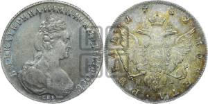 1 рубль 1782 года СПБ/ИЗ (новый тип)