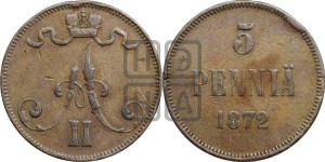 5 пенни 1872 года