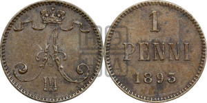 1 пенни 1893 года