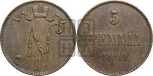 5 пенни 1899 года
