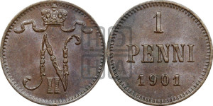 1 пенни 1901 года