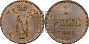 1 пенни 1905 года
