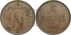 5 пенни 1905 года
