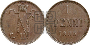 1 пенни 1906 года