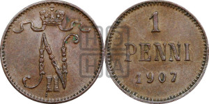 1 пенни 1907 года