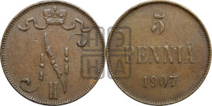 5 пенни 1907 года