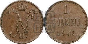 1 пенни 1909 года