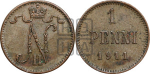 1 пенни 1911 года