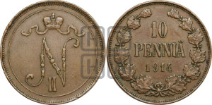 10 пенни 1914 года