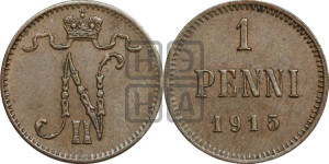 1 пенни 1915 года