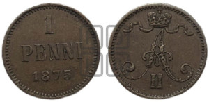 Пенни 1875 года
