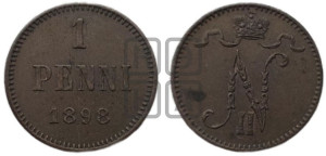 1 пенни 1898 года