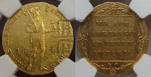 Дукат 1841 года лилия